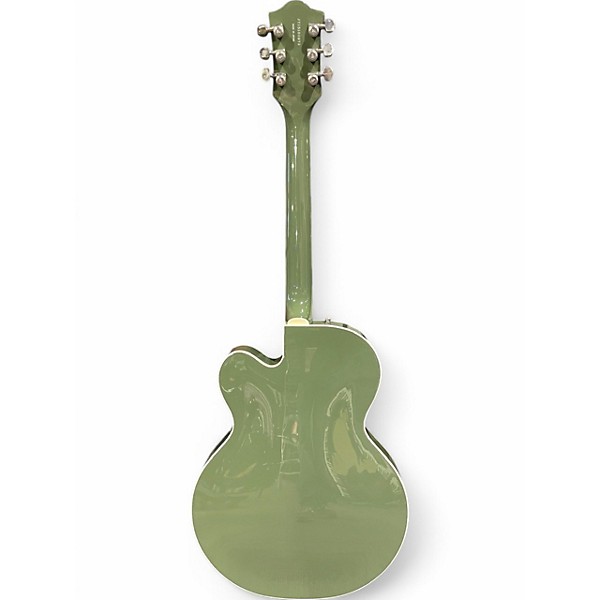 Used 2015 Gretsch Guitars G6118T-SGR Apple Green Hollow Body Electric Guitar