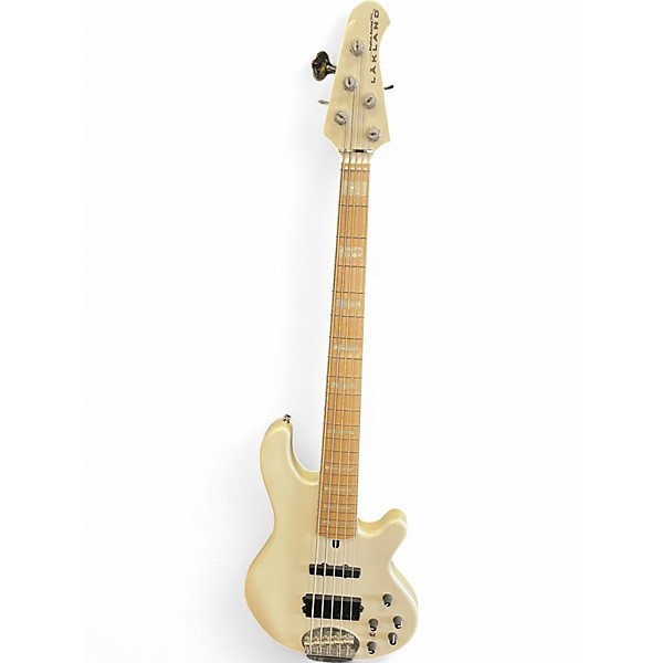 Used Lakland SKYLINE 55-02 CUSTOM Antique White Electric Bass Guitar