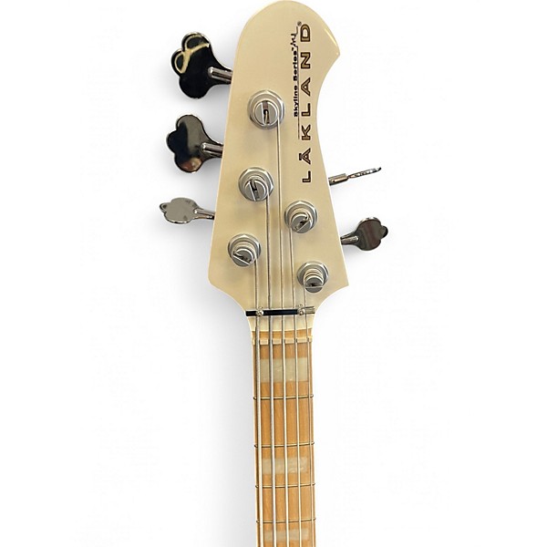 Used Lakland SKYLINE 55-02 CUSTOM Antique White Electric Bass Guitar