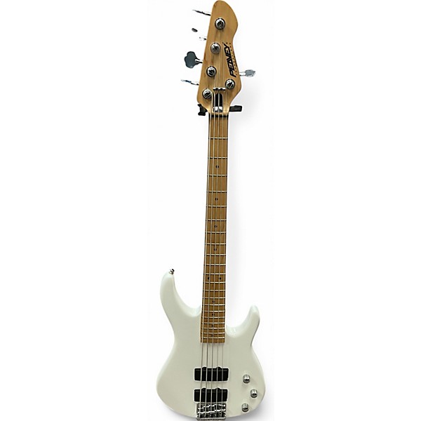 Used Peavey FOUNDATION 5 White Electric Bass Guitar