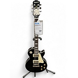 Used Epiphone Les Paul Standard Black Solid Body Electric Guitar