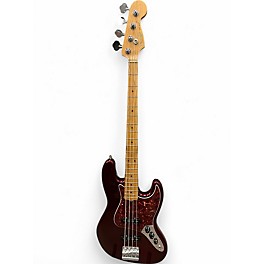 Used 2020 Fender MOD SHOP JAZZ BASS CORONA CLASSIC ROASTED MAPLE Candy Apple Red Metallic Electric Bass Guitar