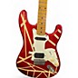 Used Hondo FAME 761 RED/WHITE STRIPE Solid Body Electric Guitar
