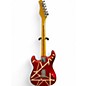 Used Hondo FAME 761 RED/WHITE STRIPE Solid Body Electric Guitar