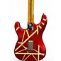 Used Hondo FAME 761 RED/WHITE STRIPE Solid Body Electric Guitar