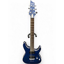 Used Schecter Guitar Research C1 Platinum Blue Solid Body Electric Guitar