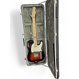 Used Fender American Standard Telecaster 3 Tone Sunburst Solid Body Electric Guitar