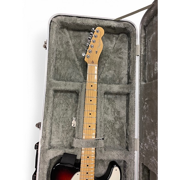 Used Fender American Standard Telecaster 3 Tone Sunburst Solid Body Electric Guitar