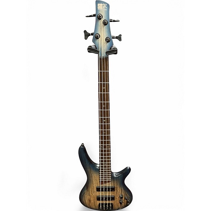 Used Ibanez SR600E COSMIC BLUE STARBURST Electric Bass Guitar