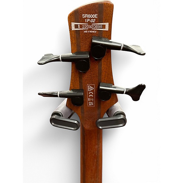 Used Ibanez SR600E COSMIC BLUE STARBURST Electric Bass Guitar