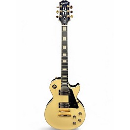 Used Epiphone Les Paul Custom Pearl White Solid Body Electric Guitar