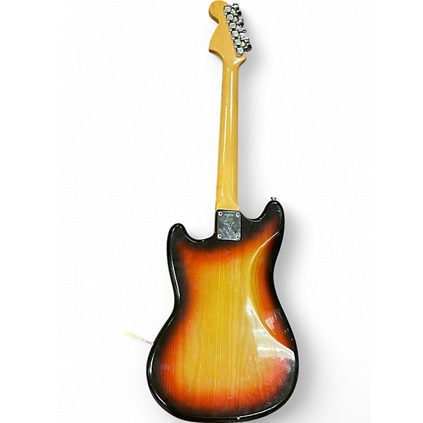 Vintage 1975 Fender Mustang 2 Color Sunburst Solid Body Electric Guitar