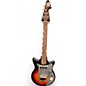 Vintage 1960s Teisco E120 3 Color Sunburst Solid Body Electric Guitar thumbnail