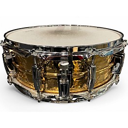 Used Ludwig 5X14 LB420BKT Brass Drum
