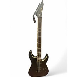 Used ESP LTD MH400B MATTE BLACK Baritone Guitars