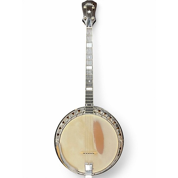 Vintage 1924 Vega Professional Tenor Sunburst Banjo