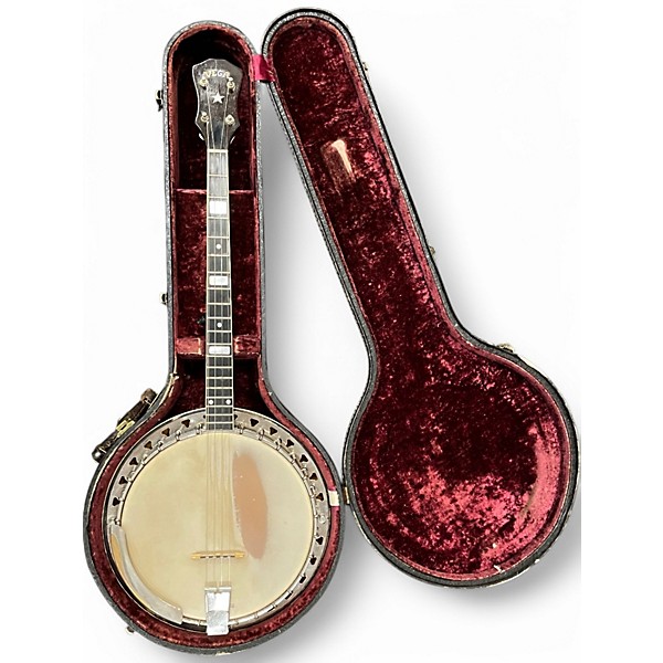 Vintage 1924 Vega Professional Tenor Sunburst Banjo