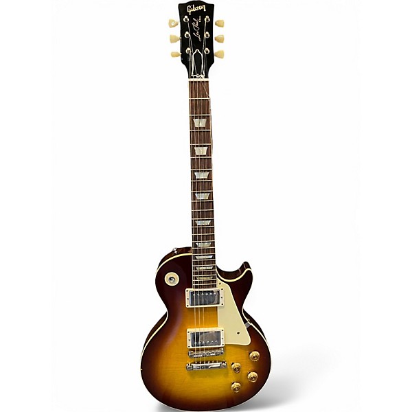 Used 2021 Gibson 1958 Reissue Murphy Aged Les Paul Sunburst Solid Body Electric Guitar