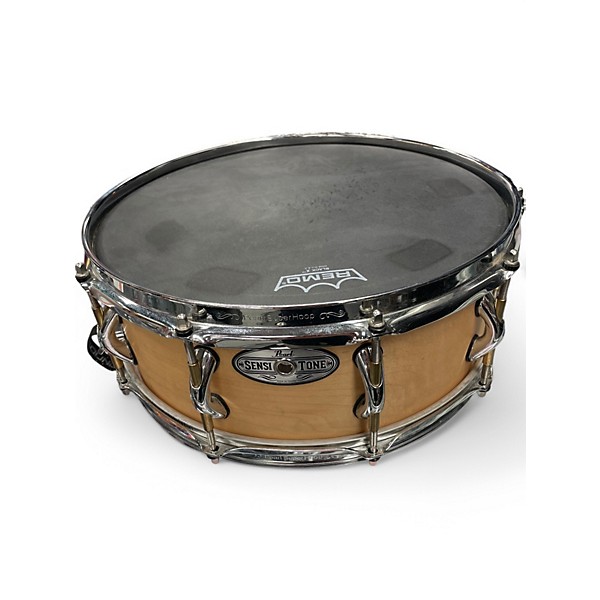 Used Pearl 14X5 Sensitone Snare Natural Drum