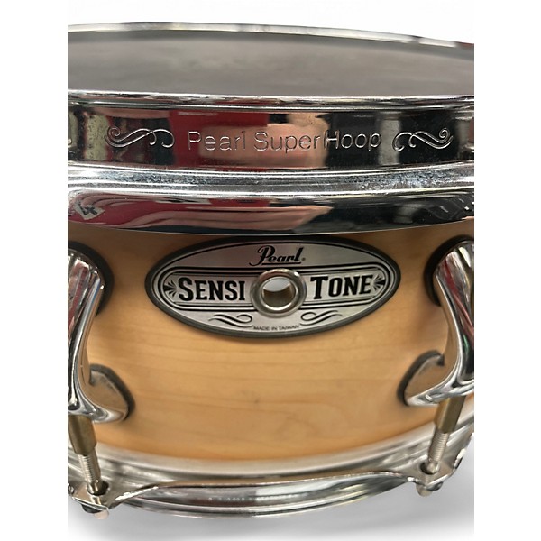 Used Pearl 14X5 Sensitone Snare Natural Drum
