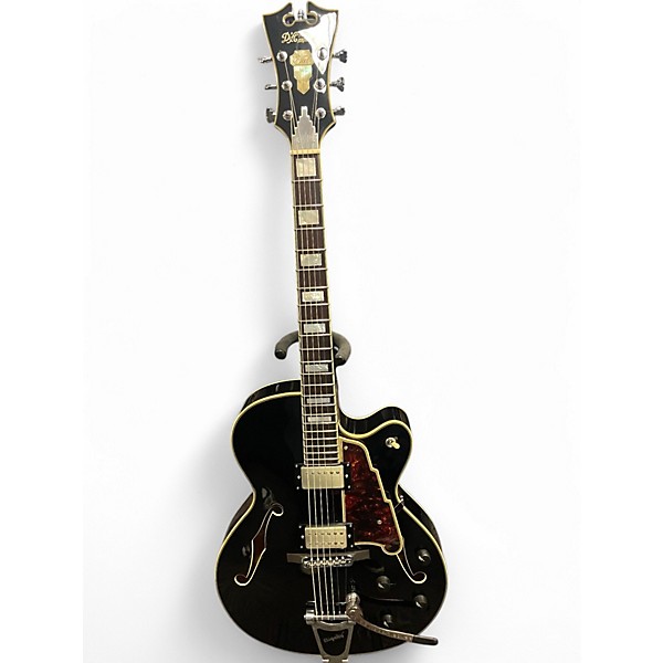 Used D'Angelico Excel black Hollow Body Electric Guitar