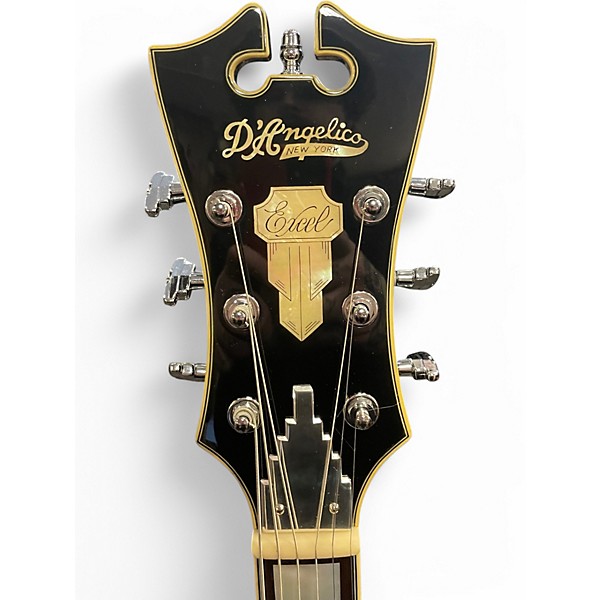 Used D'Angelico Excel black Hollow Body Electric Guitar