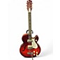 Vintage 1966 Harmony Rocket H56 RED BURST Hollow Body Electric Guitar thumbnail