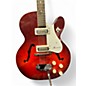 Vintage 1966 Harmony Rocket H56 RED BURST Hollow Body Electric Guitar