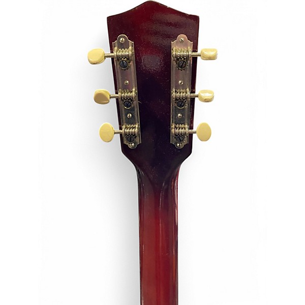 Vintage 1966 Harmony Rocket H56 RED BURST Hollow Body Electric Guitar