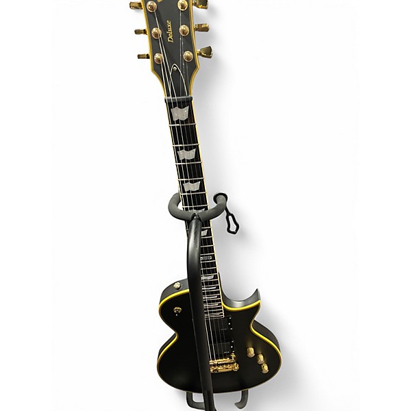 Used ESP LTD EC1000 Deluxe Vintage Black Solid Body Electric Guitar