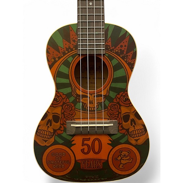 Used Alvarez AG65GD Grateful Dead 50 YEARS Custom Graphic Ukulele