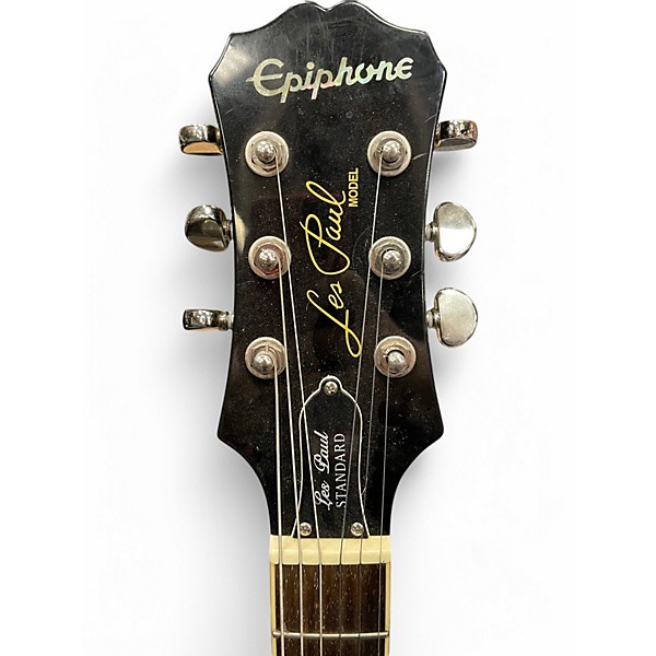 Used Epiphone Les Paul Standard Black Solid Body Electric Guitar