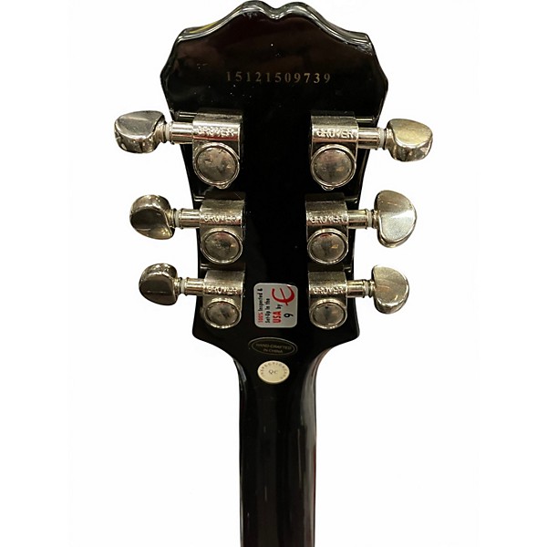 Used Epiphone Les Paul Standard Black Solid Body Electric Guitar