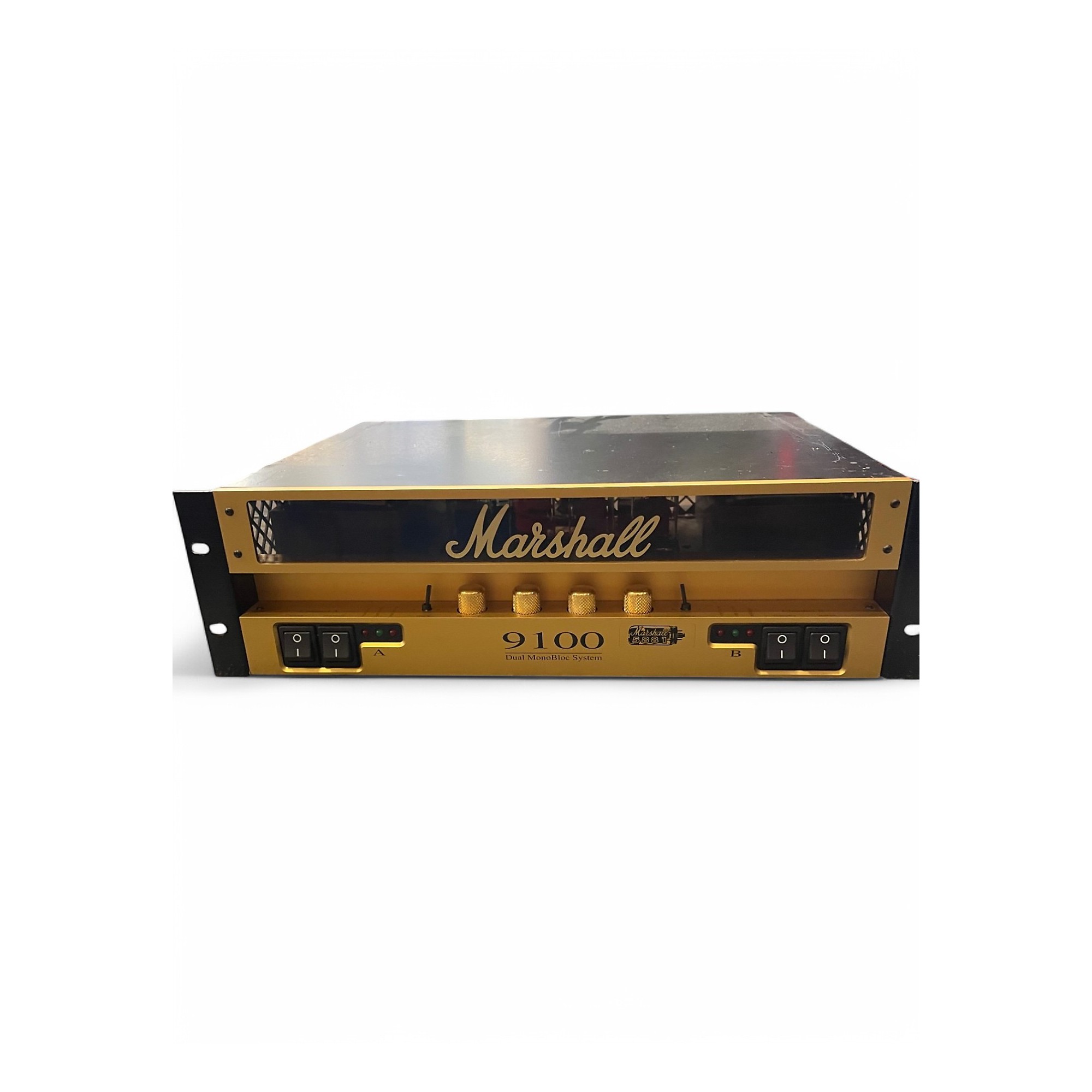 Used Marshall Used Marshall 9100 Dual MonoBloc System Guitar Power 