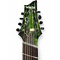 Used Schecter Guitar Research Diamond Series C-8  Silver Mountian Toxic Venom Solid Body Electric Guitar