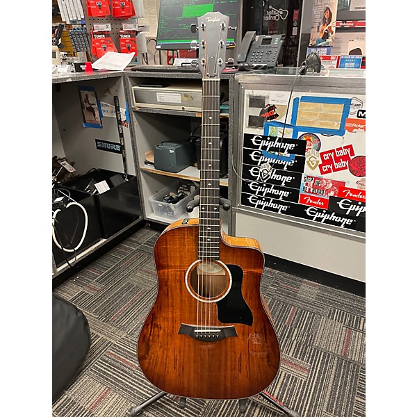 Used Taylor 220CE-K DLX KOA Acoustic Electric Guitar