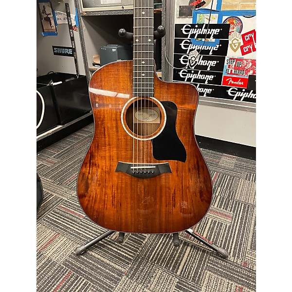 Used Taylor 220CE-K DLX KOA Acoustic Electric Guitar