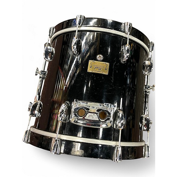 Used Pearl 3 Piece Masters Studio Bop Solid Black Drum Kit