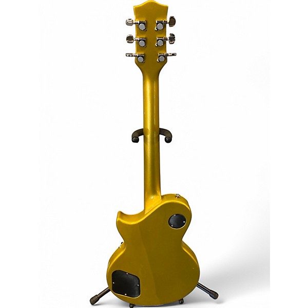 Used Jay Turser Single Cut Gold Sparkle Solid Body Electric Guitar