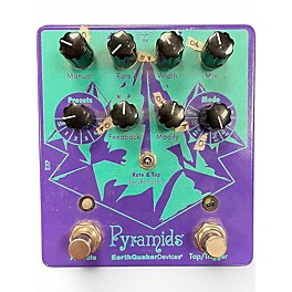 Used EarthQuaker Devices Pyramids Stereo Flanging Device Effect Pedal