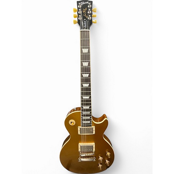 Used 2021 Gibson Les Paul Standard Gold Top Solid Body Electric Guitar