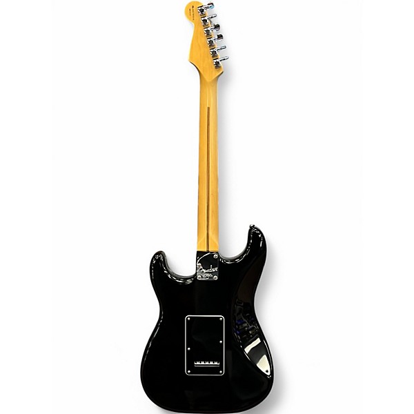 Used Fender American Deluxe Stratocaster HSS Black Solid Body Electric Guitar