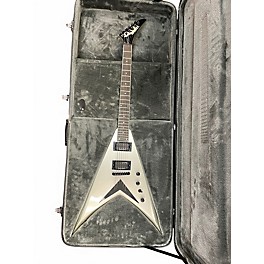 Used Kramer Dave Mustaine Signature Vanguard Silver Sparkle Solid Body Electric Guitar