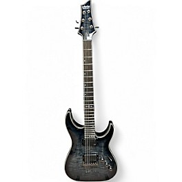 Used Schecter Guitar Research Hellraiser C1 Hybrid Trans Black Solid Body Electric Guitar