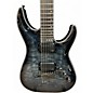 Used Schecter Guitar Research Hellraiser C1 Hybrid Trans Black Solid Body Electric Guitar