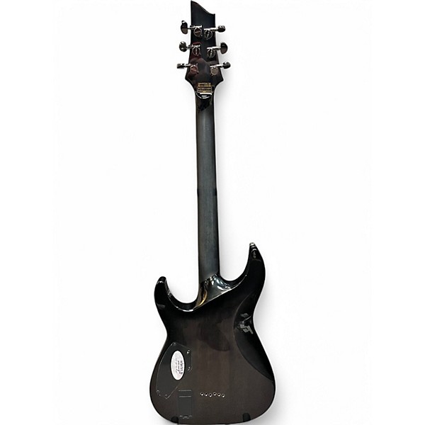 Used Schecter Guitar Research Hellraiser C1 Hybrid Trans Black Solid Body Electric Guitar
