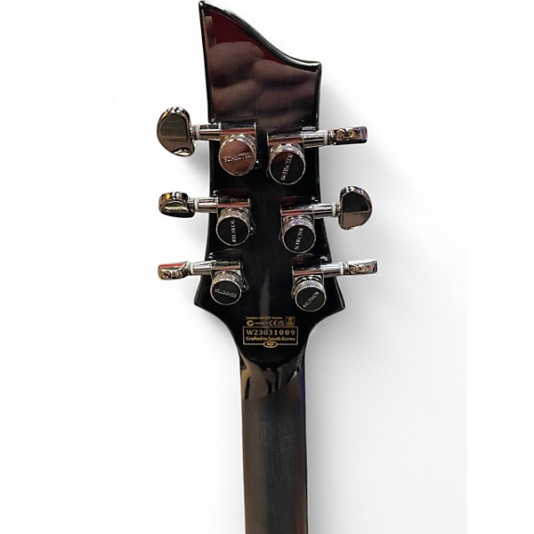 Used Schecter Guitar Research Hellraiser C1 Hybrid Trans Black Solid Body Electric Guitar