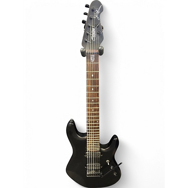 Used Sterling by Music Man JP70 John Petrucci Signature Satin Black Solid Body Electric Guitar