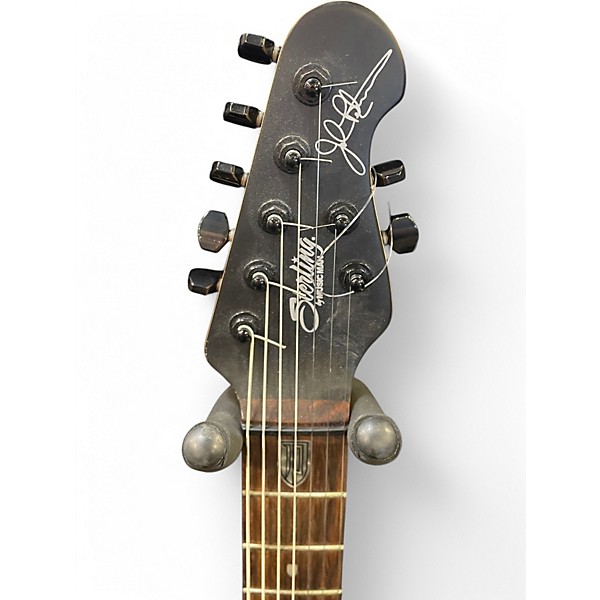 Used Sterling by Music Man JP70 John Petrucci Signature Satin Black Solid Body Electric Guitar