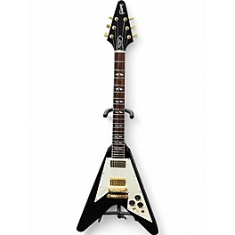Vintage 1991 Gibson JIMI HENDRIX HALL OF FAME FLYING V BLACK Solid Body Electric Guitar